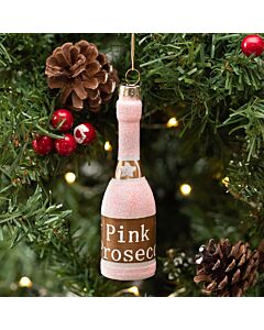 Gisela Graham - Pink Prosecco Bottle